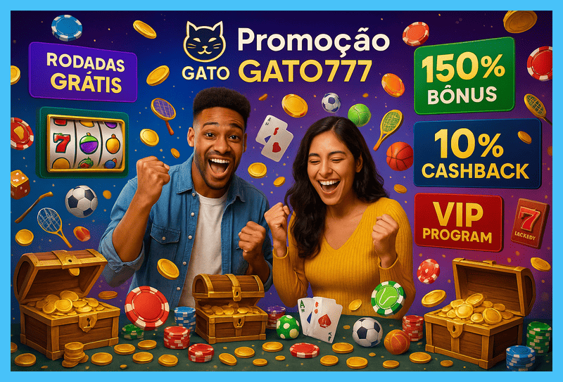 O bônus promocional GATO777 é uma ótima maneira de começar sua aventura