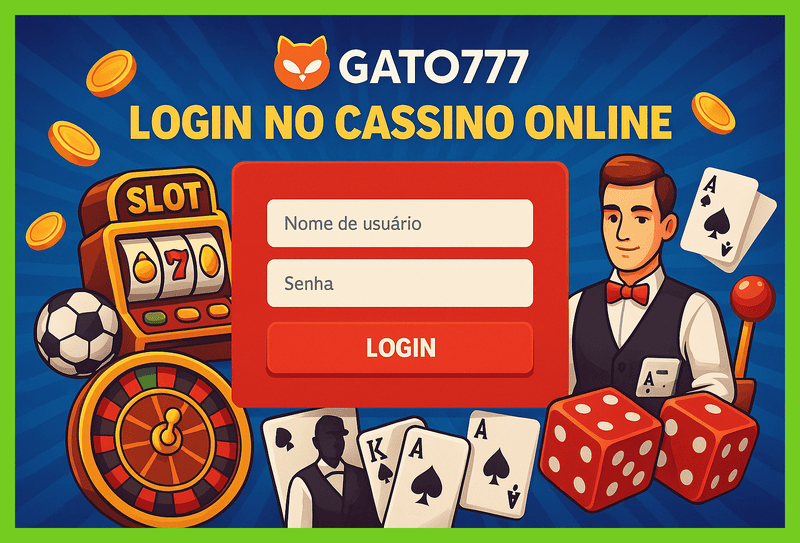 Criar uma nova Conta no plataforma GATO777